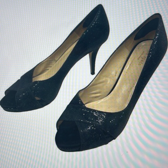 Size 10 Kate Spade glitter heels - Picture 2 of 6